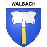 Walbach 68 ville sticker blason écusson autocollant adhésif