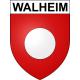 Walheim Sticker wappen, gelsenkirchen, augsburg, klebender aufkleber