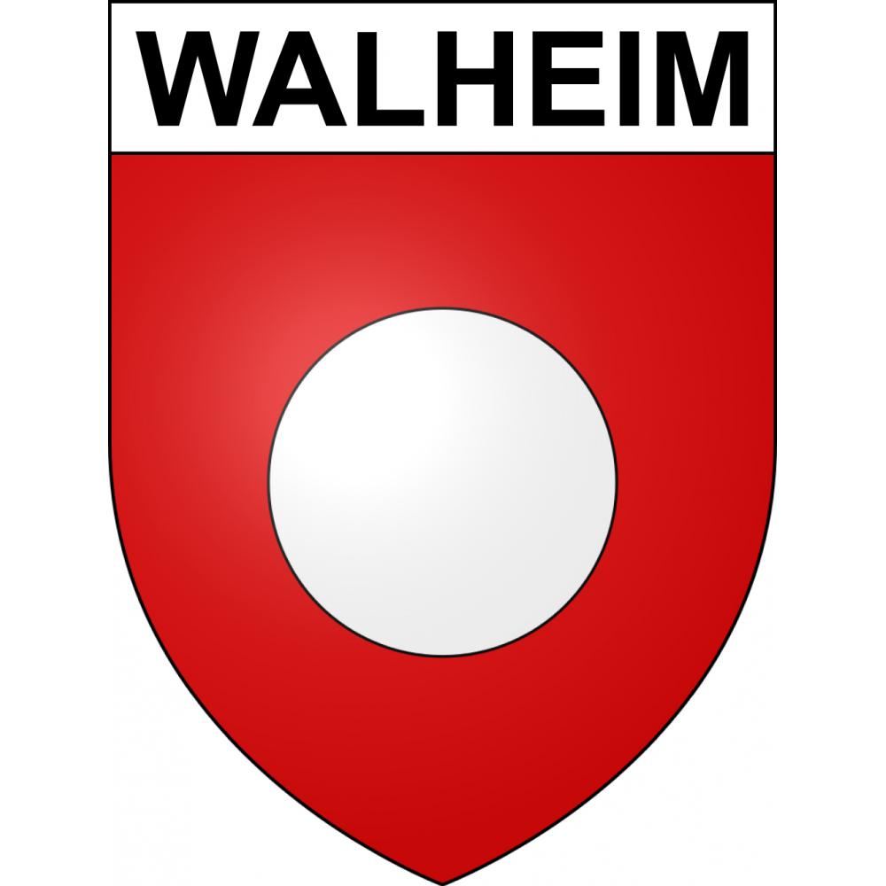 Pegatinas escudo de armas de Walheim adhesivo de la etiqueta engomada