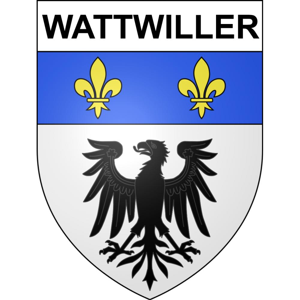 Stickers coat of arms Wattwiller adhesive sticker