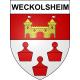 Stickers coat of arms Weckolsheim adhesive sticker