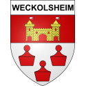 Weckolsheim 68 ville sticker blason écusson autocollant adhésif