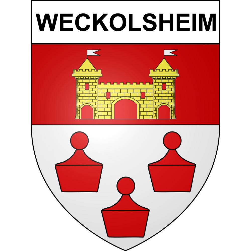 Stickers coat of arms Weckolsheim adhesive sticker
