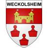 Weckolsheim 68 ville sticker blason écusson autocollant adhésif