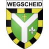 Wegscheid 68 ville sticker blason écusson autocollant adhésif