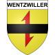 Wentzwiller Sticker wappen, gelsenkirchen, augsburg, klebender aufkleber