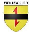 Stickers coat of arms Wentzwiller adhesive sticker
