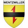 Wentzwiller Sticker wappen, gelsenkirchen, augsburg, klebender aufkleber
