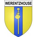 Werentzhouse Sticker wappen, gelsenkirchen, augsburg, klebender aufkleber
