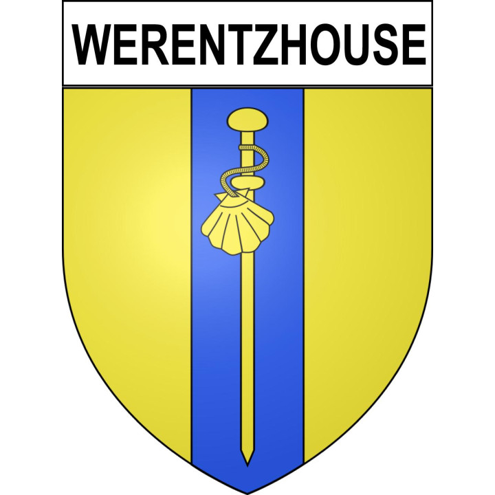 Stickers coat of arms Werentzhouse adhesive sticker