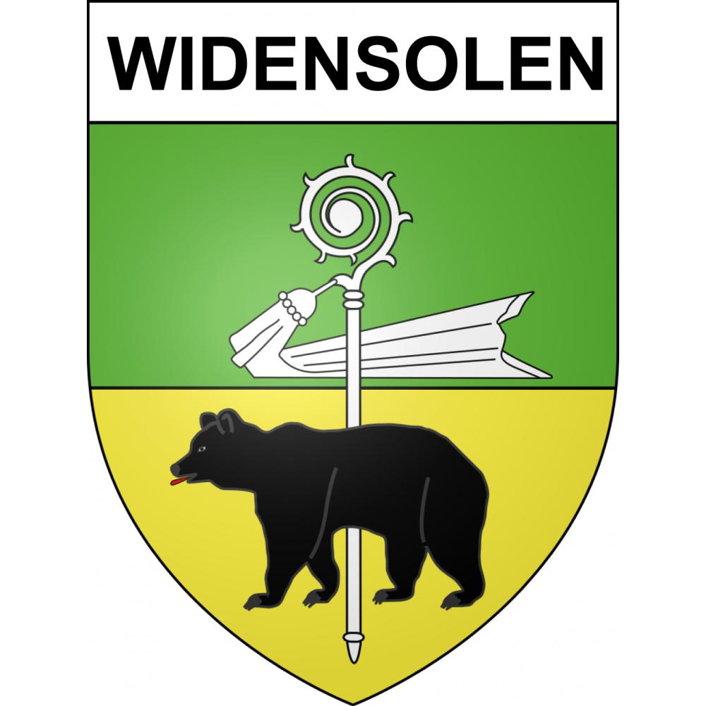 Stickers coat of arms Widensolen adhesive sticker