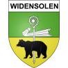 Widensolen Sticker wappen, gelsenkirchen, augsburg, klebender aufkleber