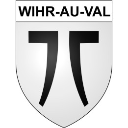 Wihr-au-Val Sticker wappen, gelsenkirchen, augsburg, klebender aufkleber