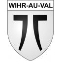 Wihr-au-Val Sticker wappen, gelsenkirchen, augsburg, klebender aufkleber