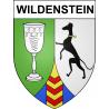 Wildenstein 68 ville sticker blason écusson autocollant adhésif