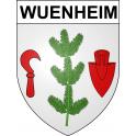 Wuenheim 68 ville sticker blason écusson autocollant adhésif