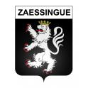 Zaessingue 68 ville sticker blason écusson autocollant adhésif