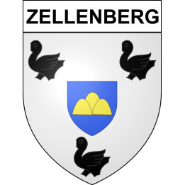 Zellenberg Sticker wappen, gelsenkirchen, augsburg, klebender aufkleber