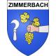 Zimmerbach Sticker wappen, gelsenkirchen, augsburg, klebender aufkleber