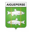 Stickers coat of arms Aigueperse adhesive sticker