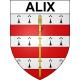 Alix 69 ville sticker blason écusson autocollant adhésif