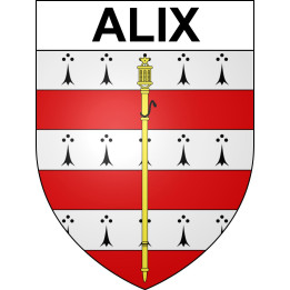 Stickers coat of arms Alix adhesive sticker