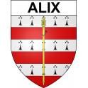 Stickers coat of arms Alix adhesive sticker