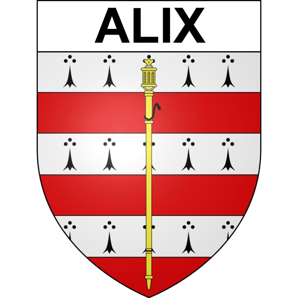 Alix Sticker wappen, gelsenkirchen, augsburg, klebender aufkleber