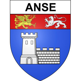 Anse 69 ville sticker blason écusson autocollant adhésif