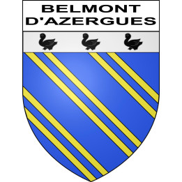 Belmont-d'Azergues 69 ville sticker blason écusson autocollant adhésif