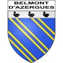 Stickers coat of arms Belmont-d'Azergues adhesive sticker