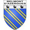 Belmont-d'Azergues Sticker wappen, gelsenkirchen, augsburg, klebender aufkleber