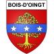 Pegatinas escudo de armas de Bois-d'Oingt adhesivo de la etiqueta engomada