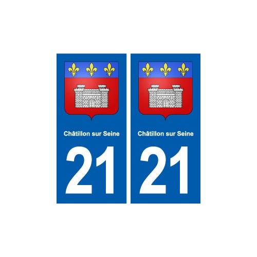 21 Talant blason autocollant plaque stickers ville