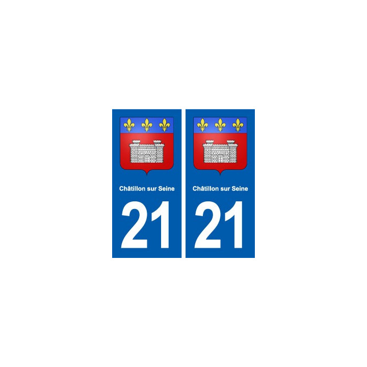 21 Talant blason autocollant plaque stickers ville