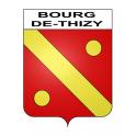 Stickers coat of arms Bourg-de-Thizy adhesive sticker