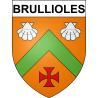 Stickers coat of arms Brullioles adhesive sticker