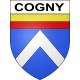 Pegatinas escudo de armas de Cogny adhesivo de la etiqueta engomada