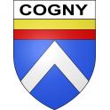 Adesivi stemma Cogny adesivo
