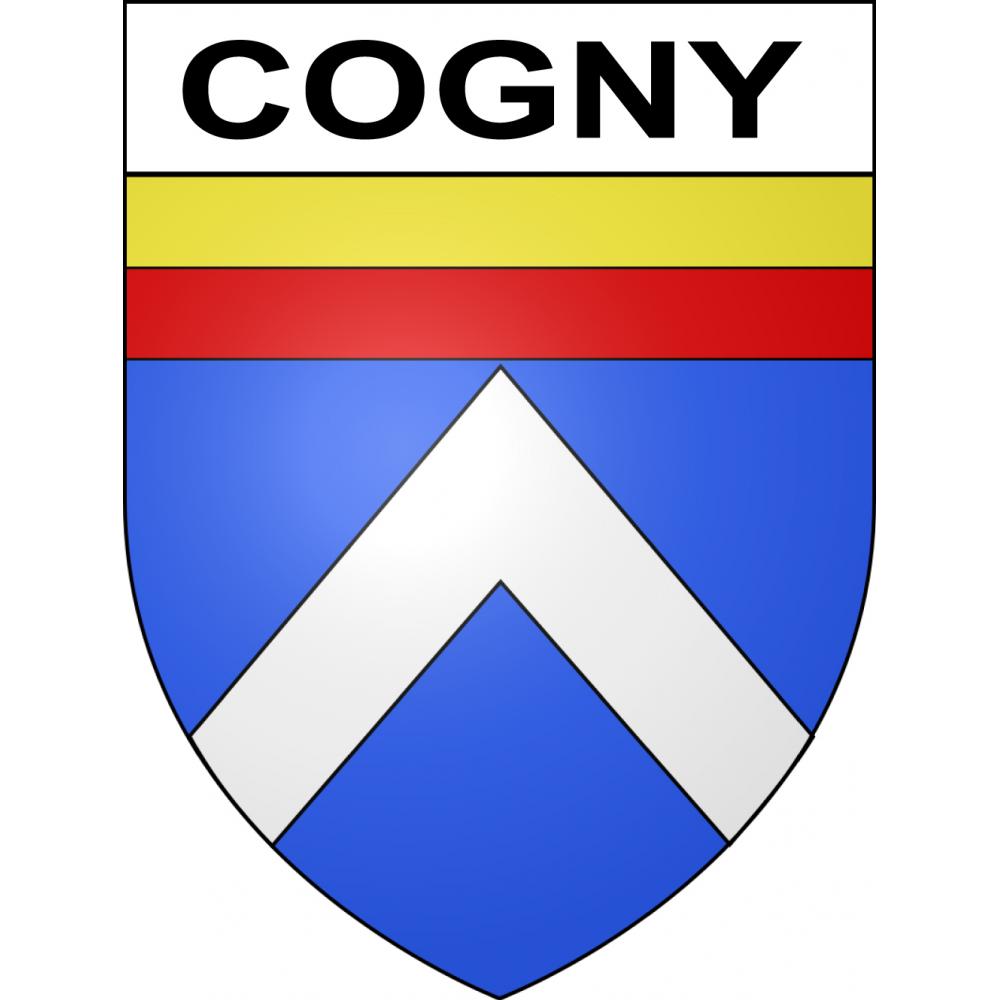 Stickers coat of arms Cogny adhesive sticker