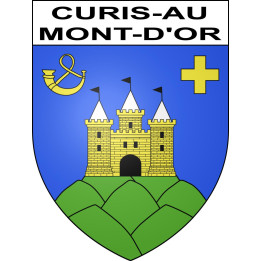 Curis-au-Mont-d'Or Sticker wappen, gelsenkirchen, augsburg, klebender aufkleber