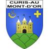 Curis-au-Mont-d'Or 69 ville sticker blason écusson autocollant adhésif