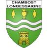 Chambost-Longessaigne Sticker wappen, gelsenkirchen, augsburg, klebender aufkleber