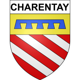 Charentay Sticker wappen, gelsenkirchen, augsburg, klebender aufkleber