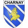Charnay Sticker wappen, gelsenkirchen, augsburg, klebender aufkleber