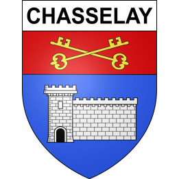 Chasselay Sticker wappen, gelsenkirchen, augsburg, klebender aufkleber