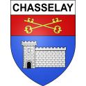Adesivi stemma Chasselay adesivo