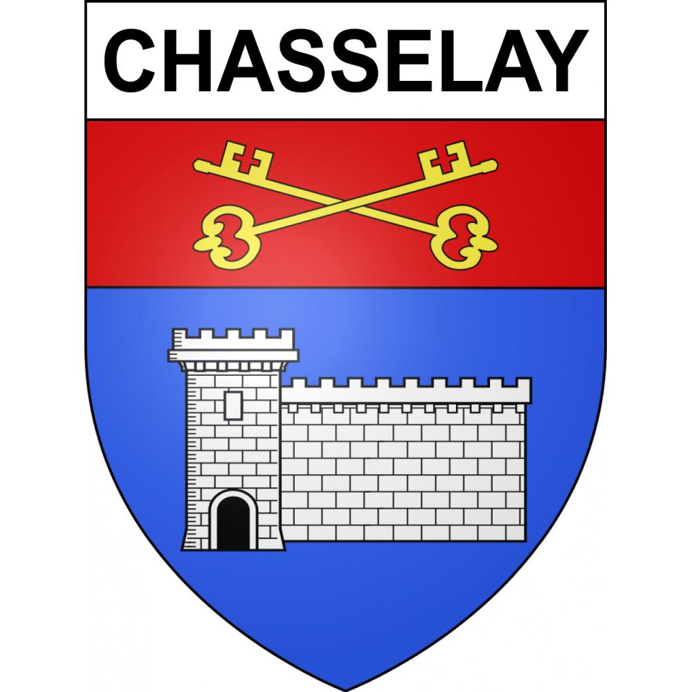 Adesivi stemma Chasselay adesivo