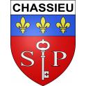 Adesivi stemma Chassieu adesivo