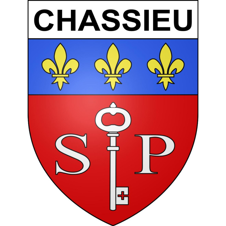 Stickers coat of arms Chassieu adhesive sticker